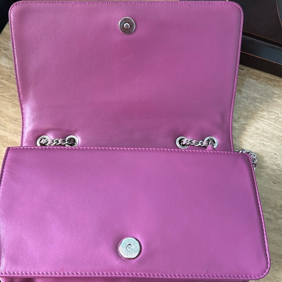 🔥 price drop! Chanel pink Patent Leather Multicolor CC Flap Chain Bag - Picture 13 of 17